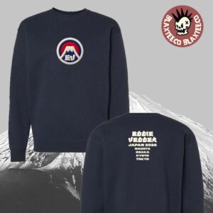 Eddie Vedder Japan 2026 Tour Merch Fuji Crewneck Sweater