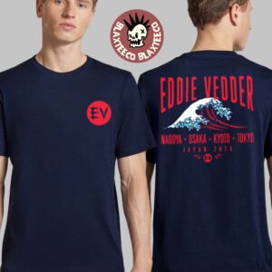 Eddie Vedder Japan 2026 Tour Merch Great Wave T-Shirt