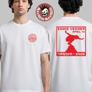 Eddie Vedder Nagoya Japan 2026 Venue Merch Tee At Forest Hall On April 14 2026 Hanko Event T-Shirt