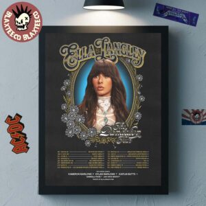 Ella Langley The Dandelion Tour 2026 North America Schedule Dates Home Decor Poster Canvas