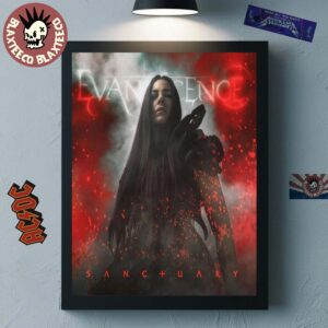 Evanescence Sanctuary Album Cover Home Decor Poster Canvas