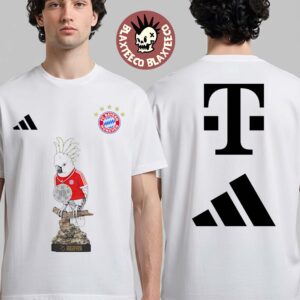 FC Bayern Munchen 35 Deutscher Meister 2026 Bundesliga Champions Adidas Parrot T-Shirt