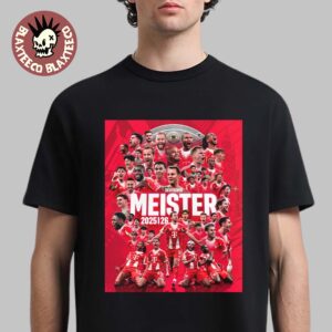 FC Bayern Munich Deutscher Meister 2026 Bundesliga Champions T-Shirt