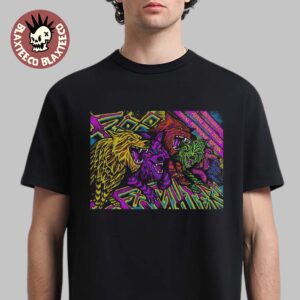 Foo Fighters Bridgeport Connecticut 2026 Concert Poster At Total Mortgage Arena On April 28 2026 Wolves Art Take Cover Tour T-Shirt