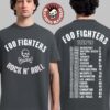 Foo Fighters Your Favorite Toy 2026 North American Tour Merch Distorted Portrait Two Sided T-Shirt