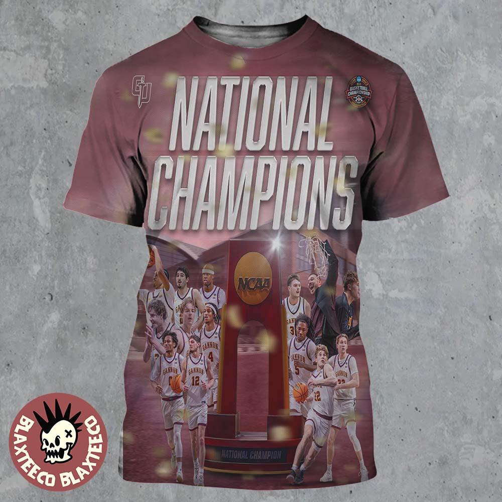 Gannon Golden Knights Men's Basketball 2026 NCAA DII National Champions All Over Print Shirt Gannon Golden Knights Men's Basketball 2026 NCAA DII National Champions All Over Print Shirt