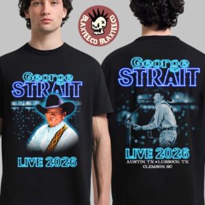 George Strait Live 2026 Texas And South Carolina Merch Photo Tour T-Shirt