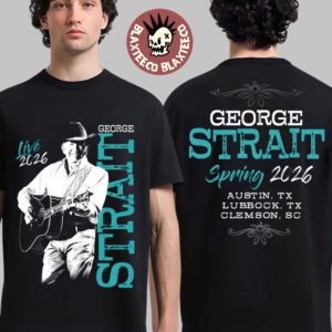 George Strait Live 2026 Texas And South Carolina Merch Spring Tour T-Shirt