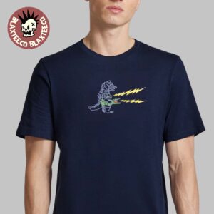 Godzilla X Lacoste Mechagodzilla Navy T-Shirt