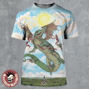 Goose St Augustine Florida 2026 Venue Poster Run Shows At St Augustine Amphitheatre On April 18 And 19 2026 Alligator Chain Yer Dragon Art All Over Print Shirt