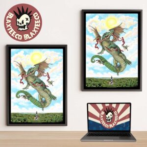 Goose St Augustine Florida 2026 Venue Poster Run Shows At St Augustine Amphitheatre On April 18 And 19 2026 Alligator Chain Yer Dragon Art Poster Canvas