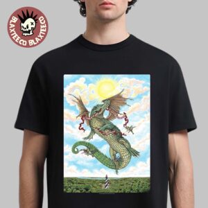 Goose St Augustine Florida 2026 Venue Poster Run Shows At St Augustine Amphitheatre On April 18 And 19 2026 Alligator Chain Yer Dragon Art T-Shirt