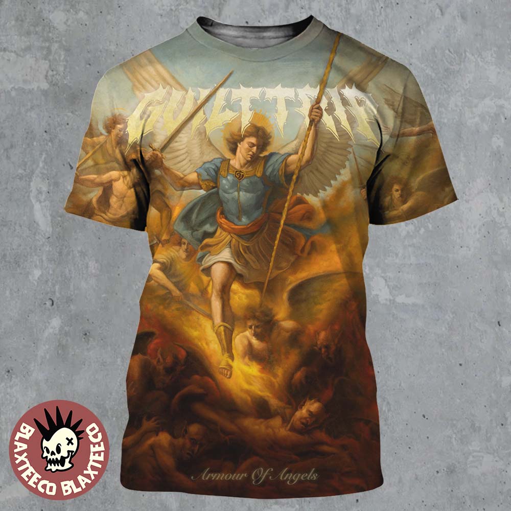Guilt Trip Armour Of Angels Album Cover Art All Over Print Shirt Guilt Trip Armour Of Angels Album Cover Art All Over Print Shirt