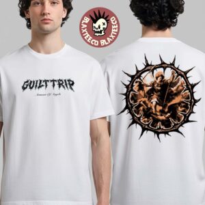 Guilt Trip Armour Of Angels Album Merch Bundle White T-Shirt