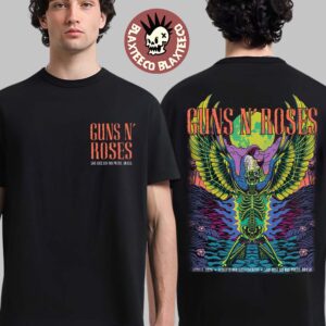 Guns N Roses Sao Jose Do Rio Preto Brasil 2026 Venue Merch Tee At Alberto Bertelli Lucatto On April 7 2026 Two Sided T-Shirt