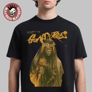 Guns N Roses Sao Luis Brasil 2026 Venue Poster On April 21 2026 The Skeleton Bride Art T-Shirt