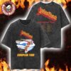 Judas Priest Celebrate 40 Years Of Turbo Tour 86 Vintage Washed Tee