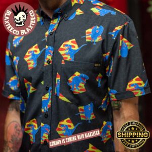 Jurassic Park RSVLTS Retro 65 Million BC Button Short Sleeve Hawaiian Shirt