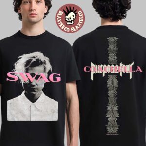 Justin Bieber Coachella 2026 Day 2 Merch Purpose Tour X Swag SKYLRK Two Sided T-Shirt