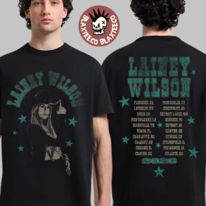 Lainey Wilson Whirlwind World Tour 2026 Dates Back Two Sided T-Shirt