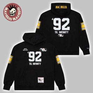 Mac Miller X Pittsburgh Steelers Mitchell And Ness NFL Draft 2026 92 Til Infinity Hoodie