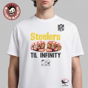 Mac Miller X Pittsburgh Steelers Mitchell And Ness NFL Draft 2026 Til Infinity T-Shirt