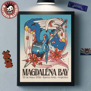 Magdalena Bay Buenos Aires Argentina 2026 Event Poster On 22 De Mayo 2026 Poster Canvas