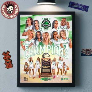 Marshall Thundering Herd Women’s Basketball 2026 WNIT Champions Home Decor Poster Canvas