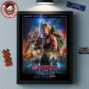 Masters Of The Universe Movie New Poster Legends Aren’t Born They’re Forged In Theaters June 5 2026 Home Decor Poster Canvas
