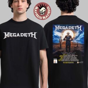 Megadeth This Was Our Life 2026 Latin America Tour Schedule Dates T-Shirt