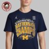 Michigan Wolverines 2026 NCAA Men’s Basketball National Champions Team Members T-Shirt Michigan Wolverines 2026 NCAA Men’s Basketball National Champions Team Members T-Shirt