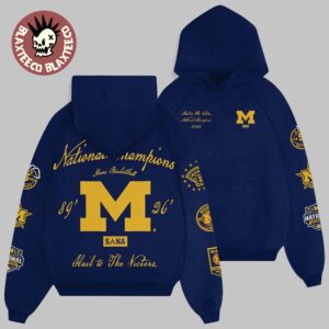 Michigan Wolverines X SANA 2026 NCAA Men’s Basketball National Champions 89 26 Collector Batches Hoodie