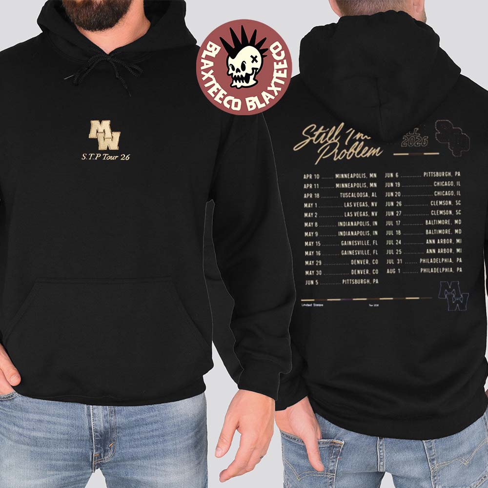 Morgan Wallen Still The Problem Tour 2026 Merch Black Hoodie Morgan Wallen Still The Problem Tour 2026 Merch Black Hoodie