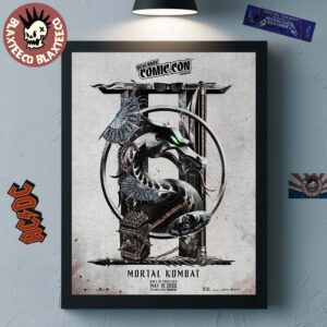 Mortal Kombat 2 Movie New York Comic Con 2026 Exclusive Poster Canvas For Home Decor
