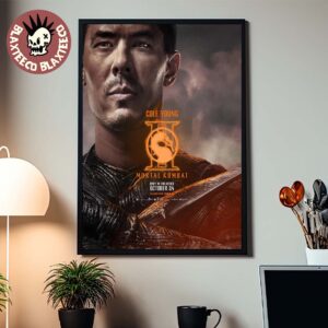 Mortal Kombat II Movie Exclusive Cole Young Character Poster Canvas For Home Decor