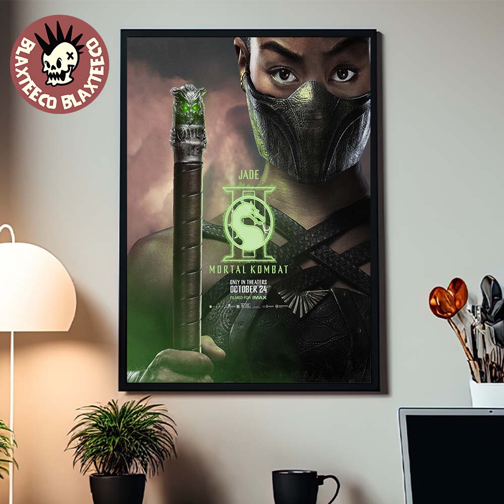 Mortal Kombat II Movie Exclusive Jade Character Poster Canvas For Home Decor Mortal Kombat II Movie Exclusive Jade Character Poster Canvas For Home Decor