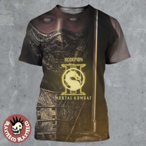 Mortal Kombat II Movie Exclusive Scorpion Character Poster All Over Print Shirt