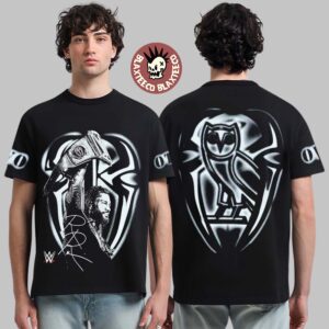 OVO X WWE Wrestlemania 42 Las Vegas Celebration Roman Reigns T-Shirt