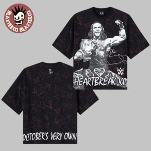 OVO X WWE Wrestlemania 42 Las Vegas Celebration Shawn Michaels Heartbreak Kid T-Shirt