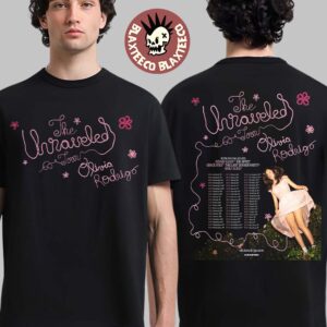 Olivia Rodrigo The Unraveled Tour 2026 North America UK And Europe Schedule Dates T-Shirt