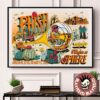 Phish Live At Sphere Las Vegas 2026 Weekend One LE Venue Poster On April 16 17 18 2026 The Slot Machine Art Poster Canvas