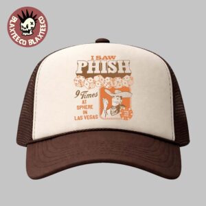 Phish I Saw Phish 9 Times At Sphere In Las Vegas 2026 Merch On April To May 2026 Western Flair Trucker Hat