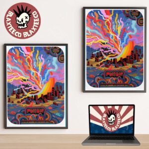 Phish Live At Sphere Las Vegas 2026 Final Weekend 2 LE Gig Poster For April 23 24 And 25 2026 Home Decor Poster Canvas