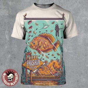 Phish Live At Sphere Las Vegas 2026 Venue Poster All Over Print Shirt