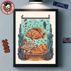 Phish Live At Sphere Las Vegas 2026 Venue Poster Canvas For Home Decor
