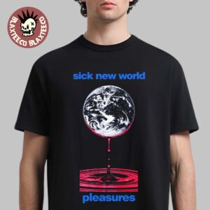 Pleasures Sick New World 2026 Las Vegas Merch Tee On April 25 2026 Bleed T-Shirt