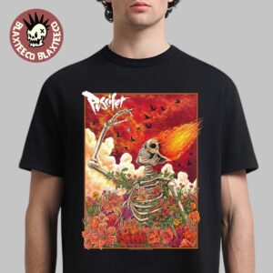 Puscifer Asheville North Carolina 2026 Gig Poster At Thomas Wolfe Auditorium On March 31 2026 Floral Flame Skeleton Art T-Shirt