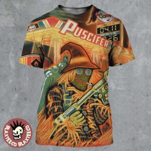 Puscifer Atlantic City New Jersey 2026 Gig Poster At Ocean Casino Resort On April 11 2026 All Over Print Shirt