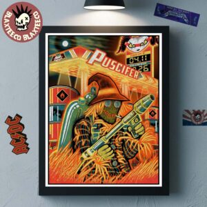 Puscifer Atlantic City New Jersey 2026 Gig Poster At Ocean Casino Resort On April 11 2026 Home Decor Poster Canvas