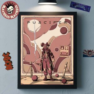 Puscifer Hershey Pennsylvania 2026 Gig Poster At Hershey Theatre On April 8 2026 The Normal Isn’t Tour Poster Canvas